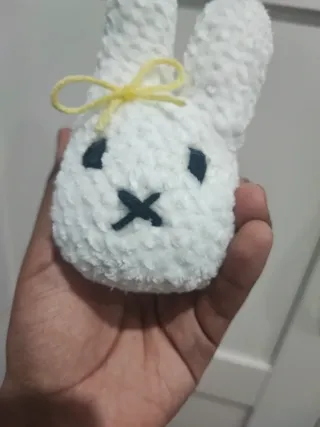 Peluche Miffy Crochet Blanco