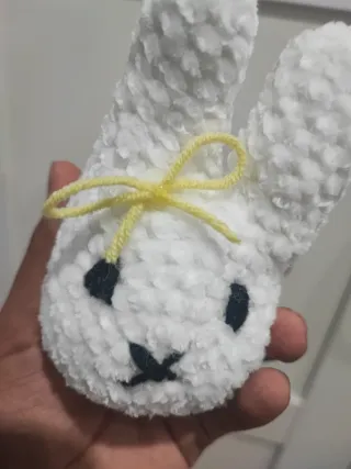 Peluche Miffy Crochet Blanco