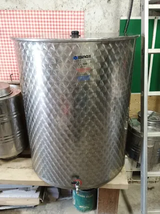 Serbatoio Acciaio Inox Minox Lt. 500