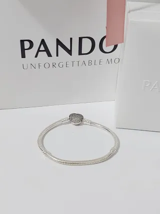 Pulsera Pandora Talla 18 Plata
