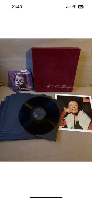 Edith Piaf Cofanetto Vinili Raro