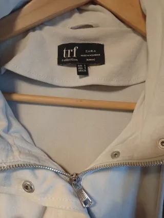 Parka Zara Gris Talla S