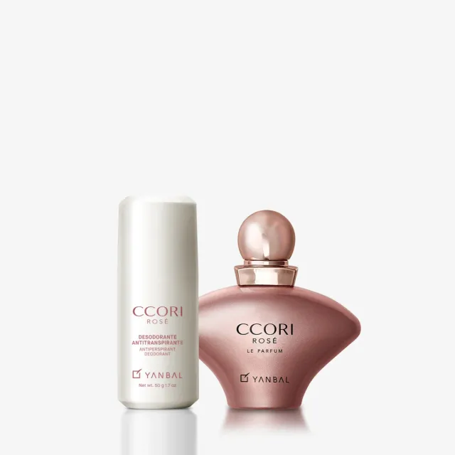 Set Perfume Ccori Rosé + Desodorante Yanbal