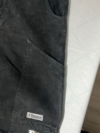 Jeans baggy vintage tasche laterali stile giappone