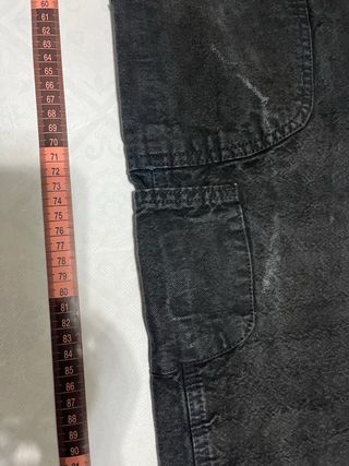 Jeans baggy vintage tasche laterali stile giappone