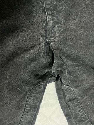 Jeans baggy vintage tasche laterali stile giappone