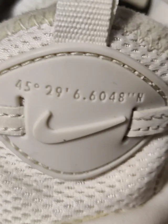 Zapatillas Nike Beige y Blancas