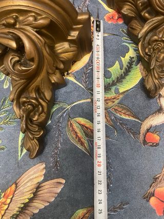 pareja de ménsulas escayola antigua