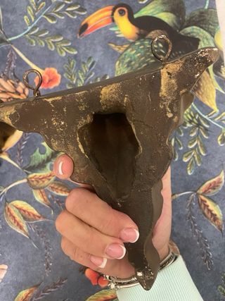 pareja de ménsulas escayola antigua