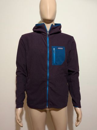 Patagonia lightweight full zip hoodie burgundy M