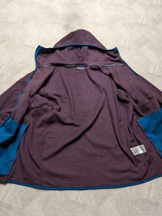 Patagonia lightweight full zip hoodie burgundy M