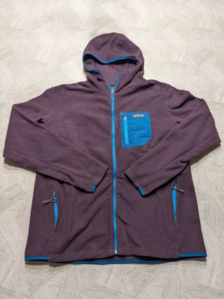 Patagonia lightweight full zip hoodie burgundy M