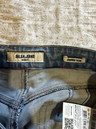 Pantalón Salsa Talle 38 Desgastado