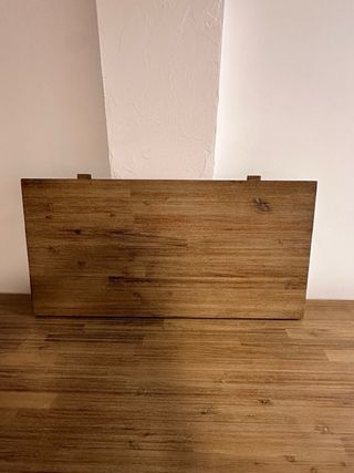 Mesa comedor madera maciza extensible con banco