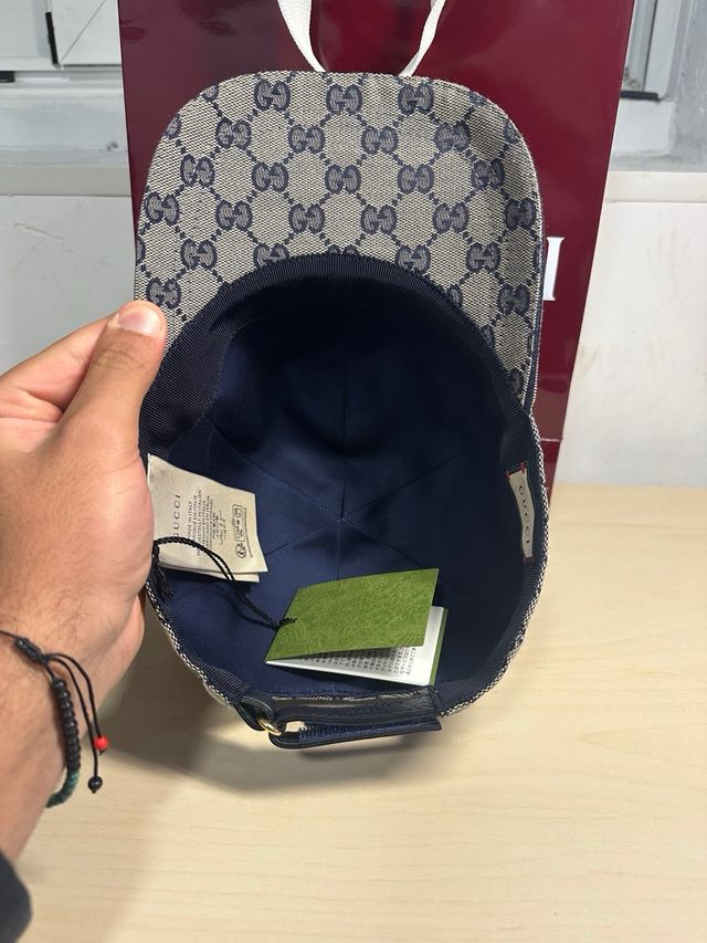 Gorra Gucci Beige Multicolor