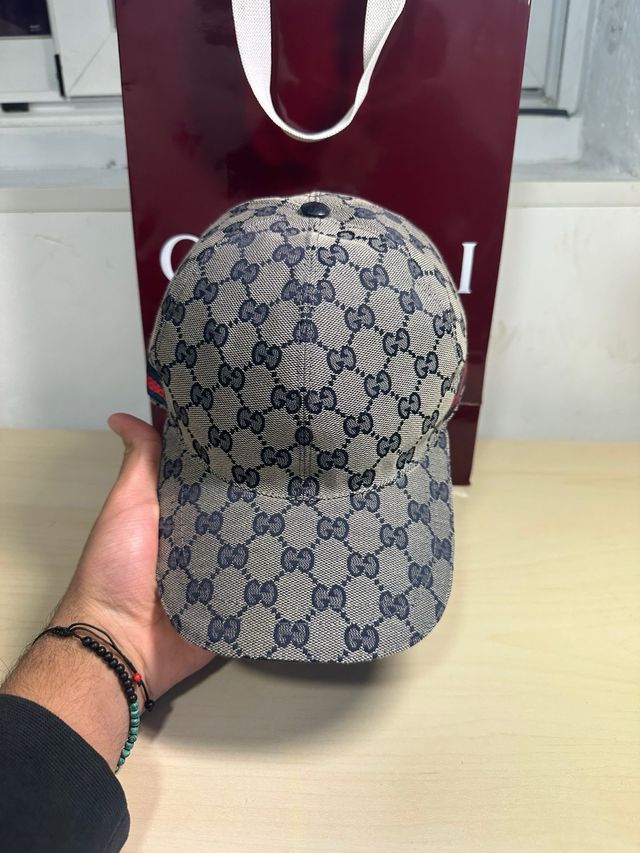 Gorra Gucci Beige Multicolor