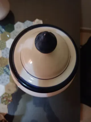 Albarelo Farmacia Azul y Blanco