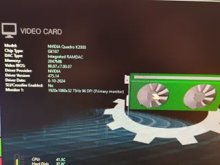 Nvidia Quadro K2000 Scheda Video