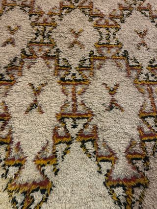 Grande Tappeto Marocchino per Salone Beige/Rosso