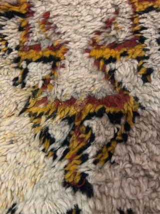 Grande Tappeto Marocchino per Salone Beige/Rosso