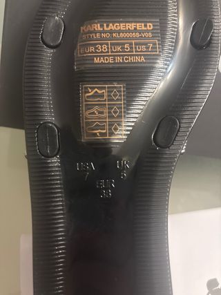 Chanclas Karl Lagerfeld Talla 38 Nuevas
