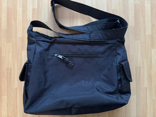 Borsa tracolla regolabile nera donna