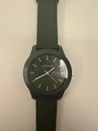 Reloj Lacoste verde oscuro Silicona