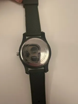 Reloj Lacoste verde oscuro Silicona