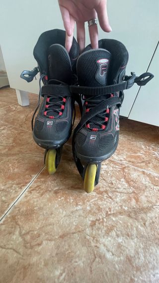 Patines Fila Fitness Adulto Negro/Rojo