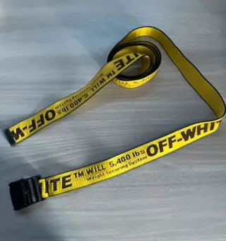 Cintura Off-White Gialla Regolabile