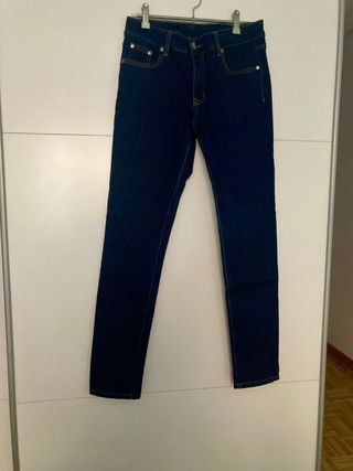 Pantalón Vaquero Vintage Mujer Azul