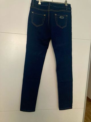 Pantalón Vaquero Vintage Mujer Azul