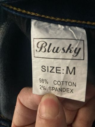 Pantalón Vaquero Vintage Mujer Azul