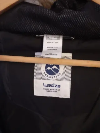 Chaquetón Plumas Decathlon Negro