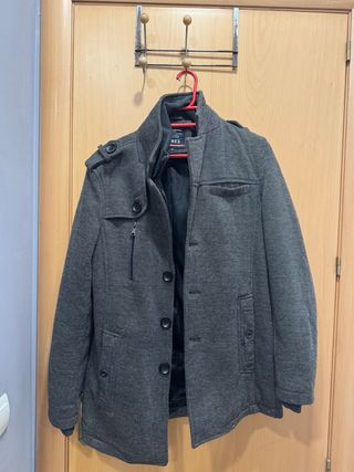 Chaqueta abrigo gris
