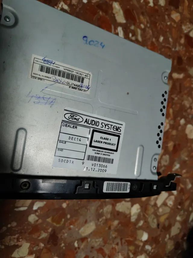 Radio Sony Ford Focus 1.6