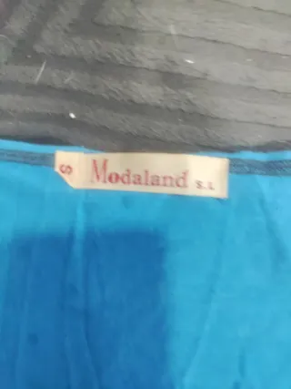 Camiseta manga larga azul y amarilla