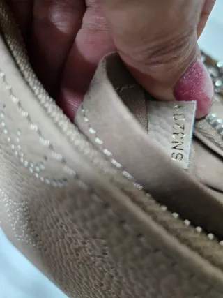 Bolso Louis Vuitton Beige Perforado