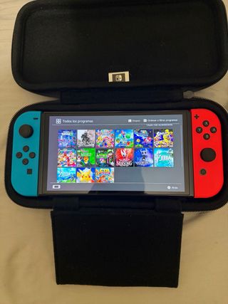 Nintendo Switch Roja y Azul muchos juegos