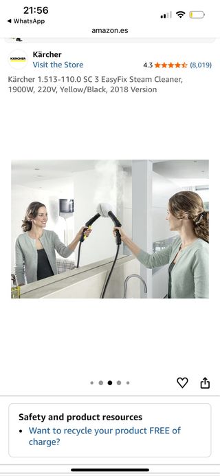 Kärcher SC 3 EasyFix Limpiador a Vapor