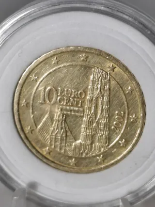 Moneda 10 céntimos Austria 2002