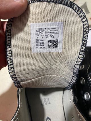 Converse All Star Pelle Nere