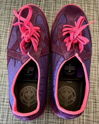 Zapatillas Munich Moradas y Rosas Talla 38