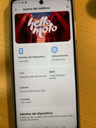 Celular Motorola Moto G5