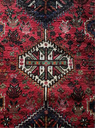 Alfombra Oriental India Afgana Vintage Lana