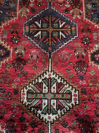 Alfombra Oriental India Afgana Vintage Lana