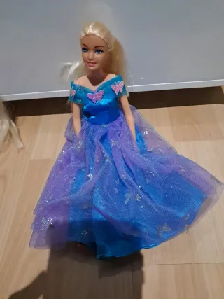 Barbie Princesa y Rapunzel Muñecas