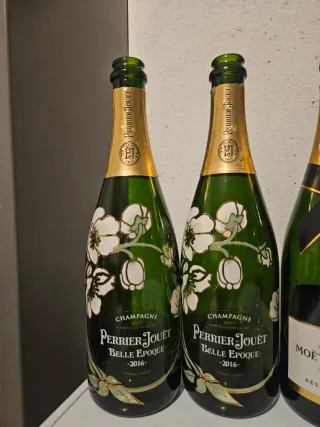 6 Bottiglie Vuote Champagne varie