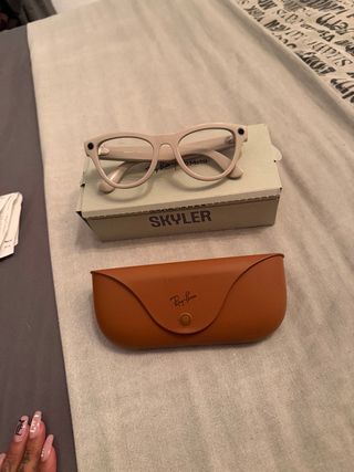 Gafas Ray-Ban meta beige transición