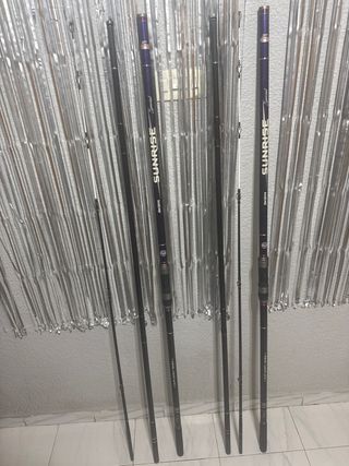 Cañas de pesca Sunrise  están nuevas casi